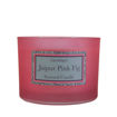 Picture of GLASS TWO WICK CANDLE JAIPUR PINK FIG